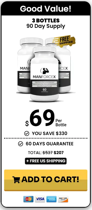 manforcex 3 Bottle Price
