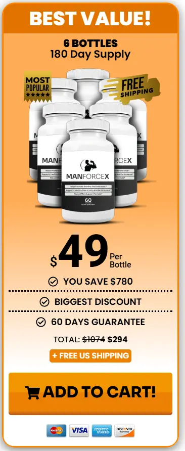 manforcex 6 Bottle Price